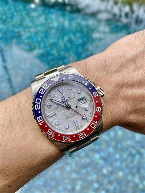 pepsi rolex meteorite|rolex pepsi meteorite retail price.